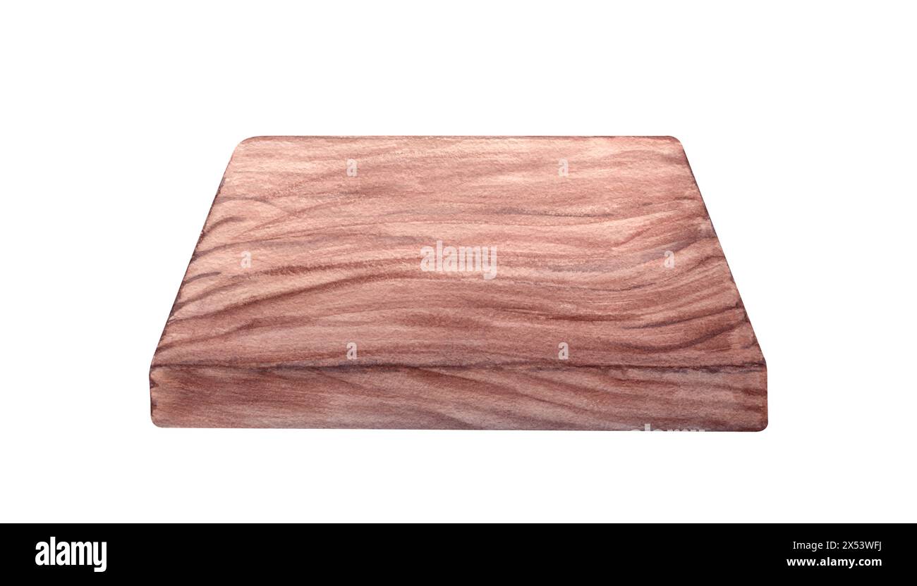 Holzbraune Planke. Oberfläche mit horizontaler, schäbiger Textur. Perspektivische Ansicht. Rechteckiges Servierbrett. Vorlage für Lebensmittelprojekte, Innenarchitektur. Stockfoto Holzbraune Planke. Oberfläche mit horizontaler, schäbiger Textur. Perspektivische Ansicht. Rechteckiges Servierbrett. Vorlage für Lebensmittelprojekte, Innenarchitektur. Stockfoto
