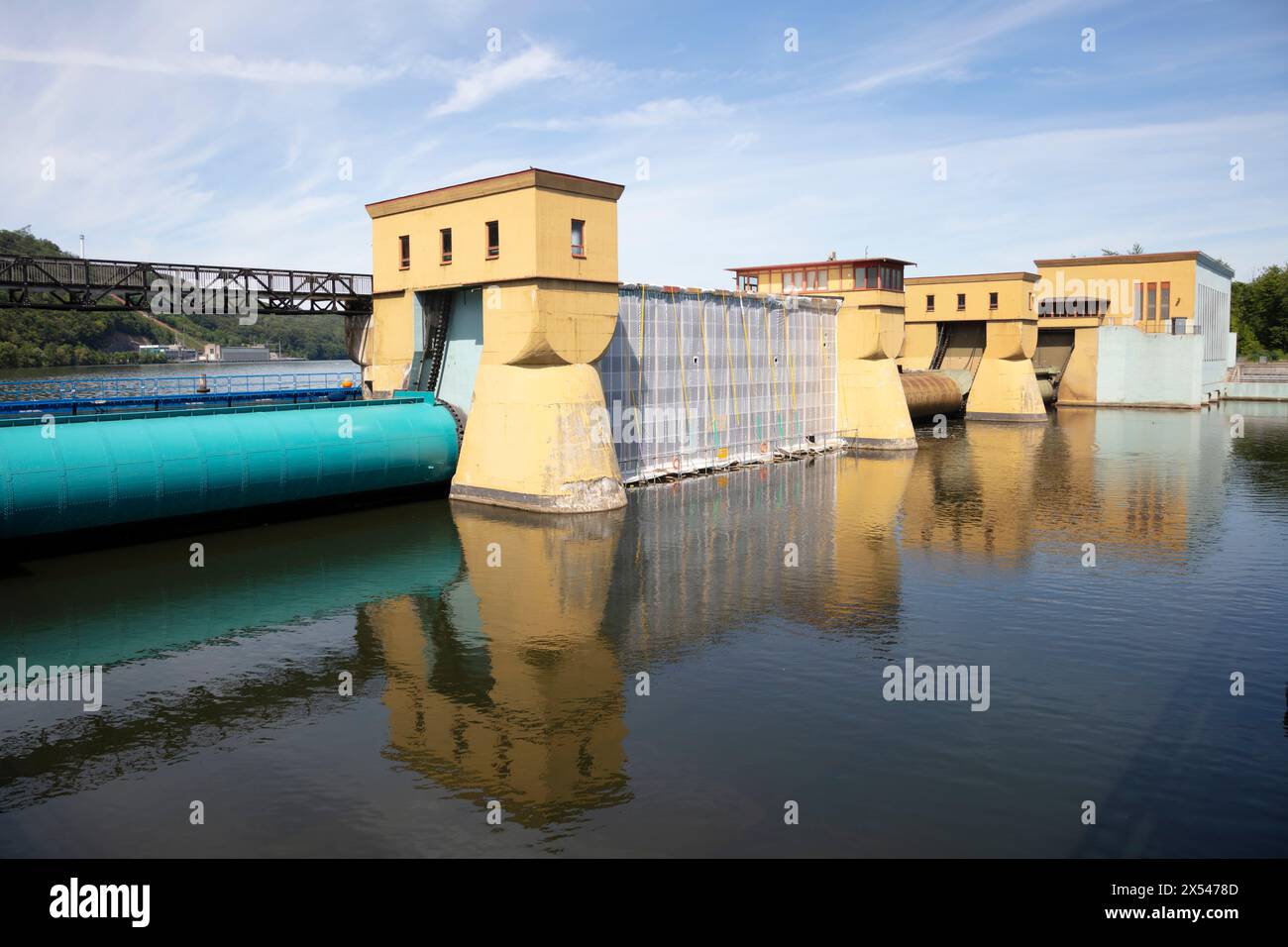 Geographie / Reisen, Deutschland, Nordrhein-Westfalen, Ruhrgebiet, Hagen, Herdecke, Hengsteysee (See), ADDITIONAL-RIGHTS-CLEARANCE-INFO-NOT-AVAILABLE Stockfoto