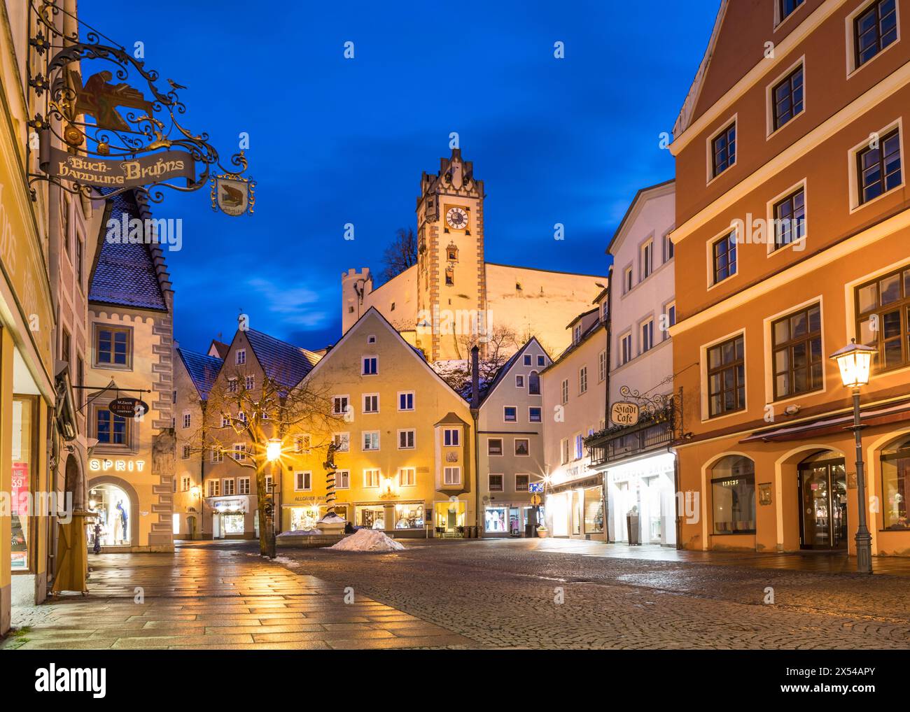 Geographie / Reise, Deutschland, Bayern, Füssen, Reichenstraße bei Hochburg in Füssen, Allgäuer, ADDITIONAL-RIGHTS-CLEARANCE-INFO-NOT-AVAILABLE Stockfoto