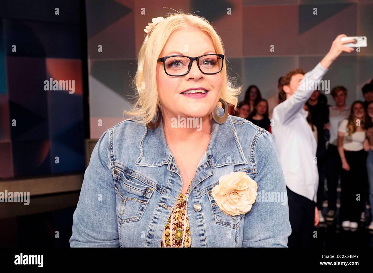 Tine Wittler in der ARD-Talkshow hart aber fair im Studio Adlershof. Berlin, 06.05.2024 *** Tine Wittler auf der ARD Talkshow hart aber fair im Studio Adlershof Berlin, 06 05 2024 Foto:XT.xBartillax/xFuturexImagex hart fair0605 4534 Stockfoto