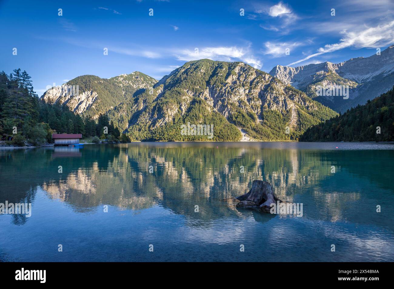 Geographie / Reise, Österreich, Tirol, Reutte in Tirol, kleiner Plansee, ADDITIONAL-RIGHTS-CLEARANCE-INFO-NOT-AVAILABLE Stockfoto