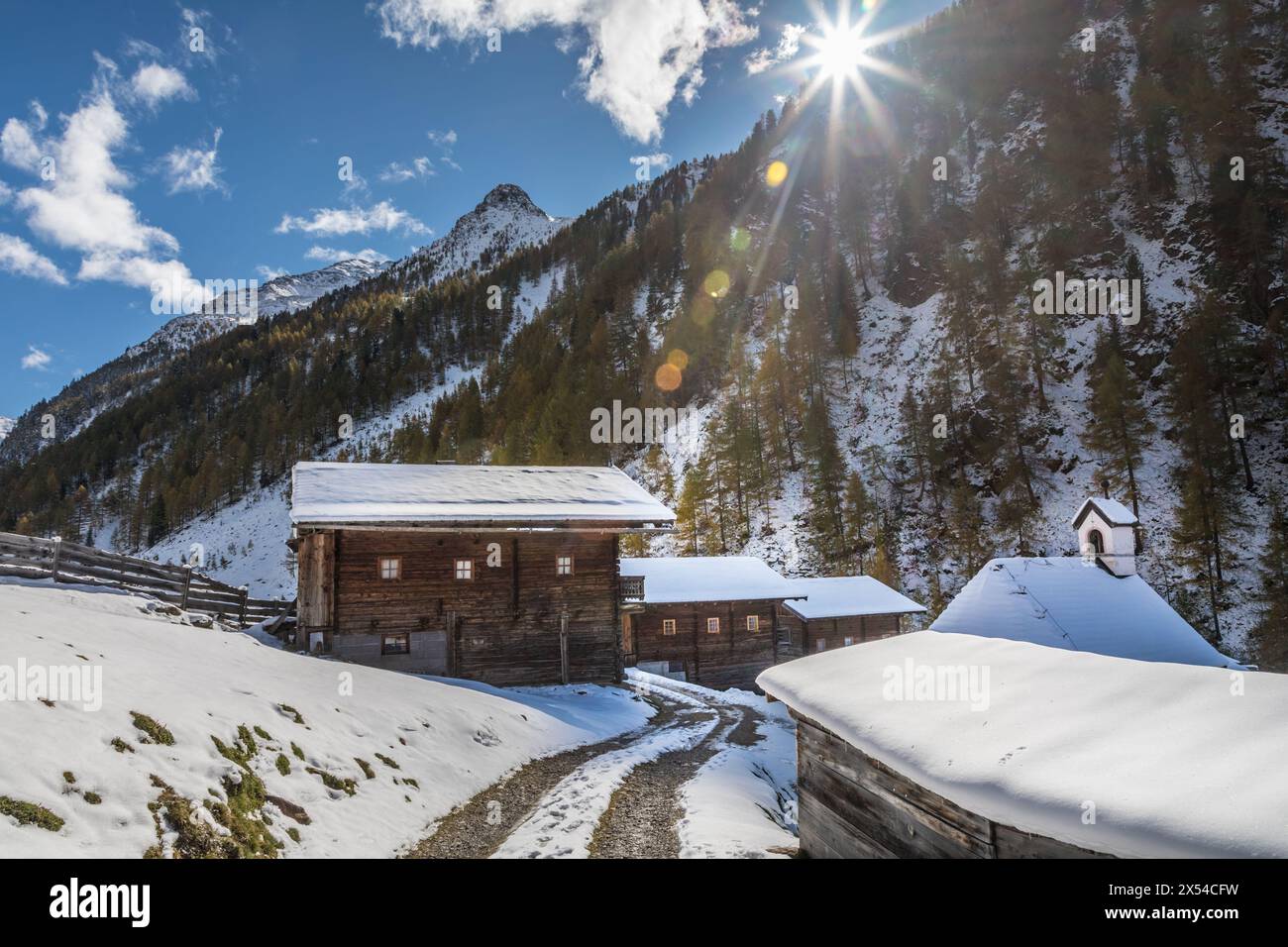 Geographie / Reise, Österreich, Tirol, Innervillgraten, ADDITIONAL-RIGHTS-CLEARANCE-INFO-NOT-AVAILABLE Stockfoto