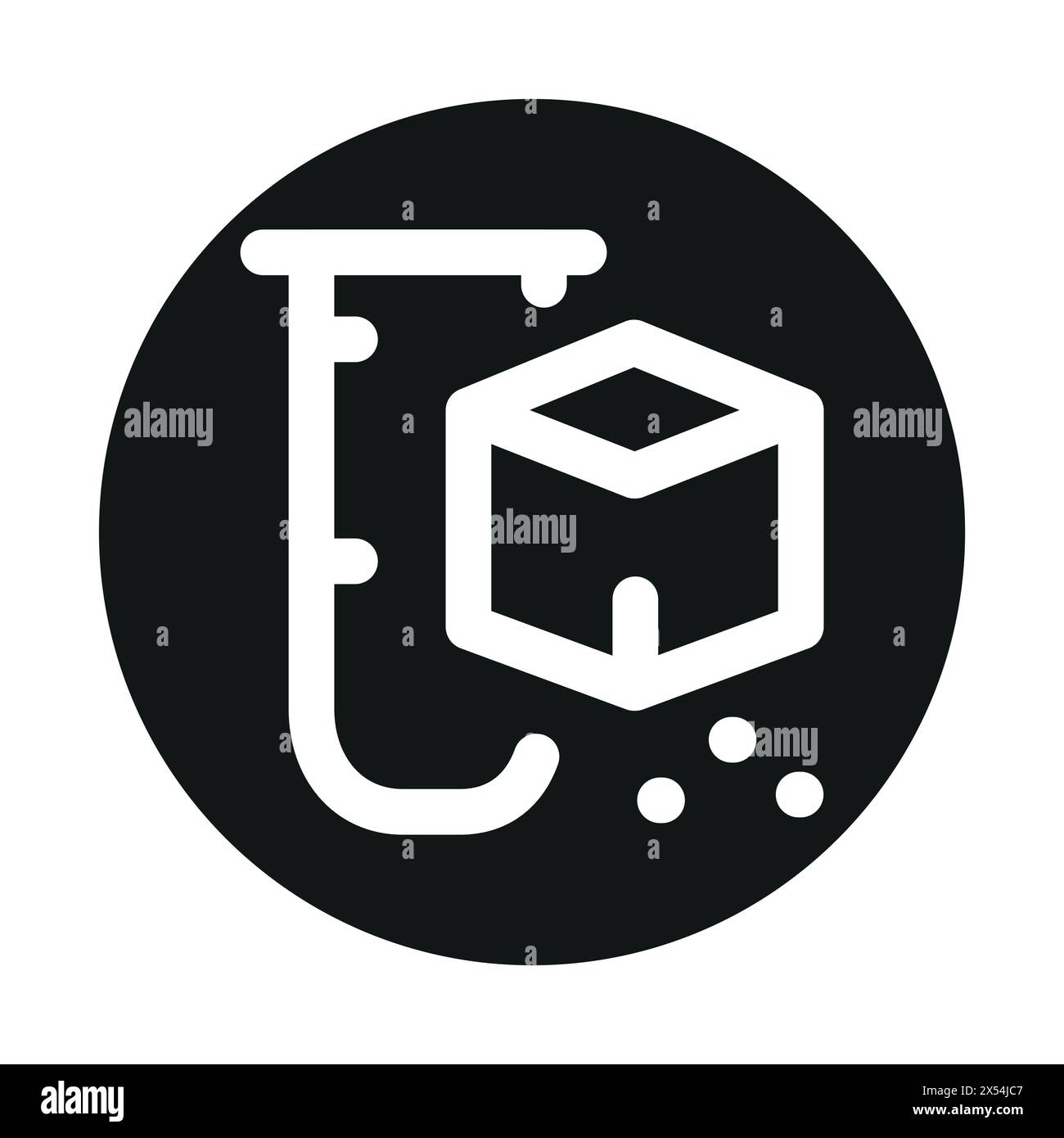 Schwarzes Symbol für Zuckerlinie. Nährwertkennzahlen. Weißzucker mit Häufchen und Würfeln. Stock Vektor