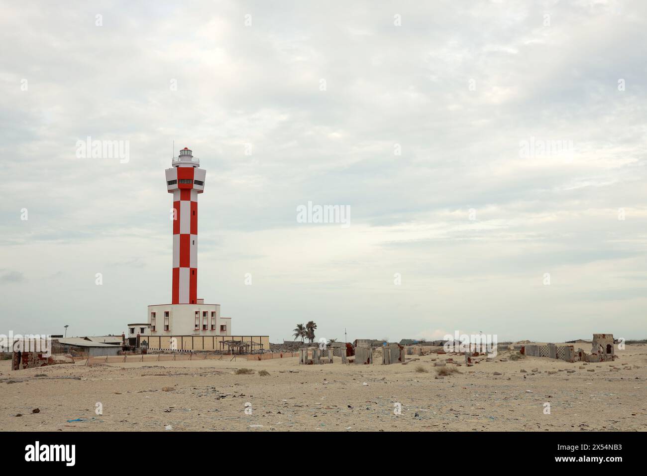 Der neue Dhanushkodi Leuchtturm in Rameshwaram, Tamilnadu Stockfoto