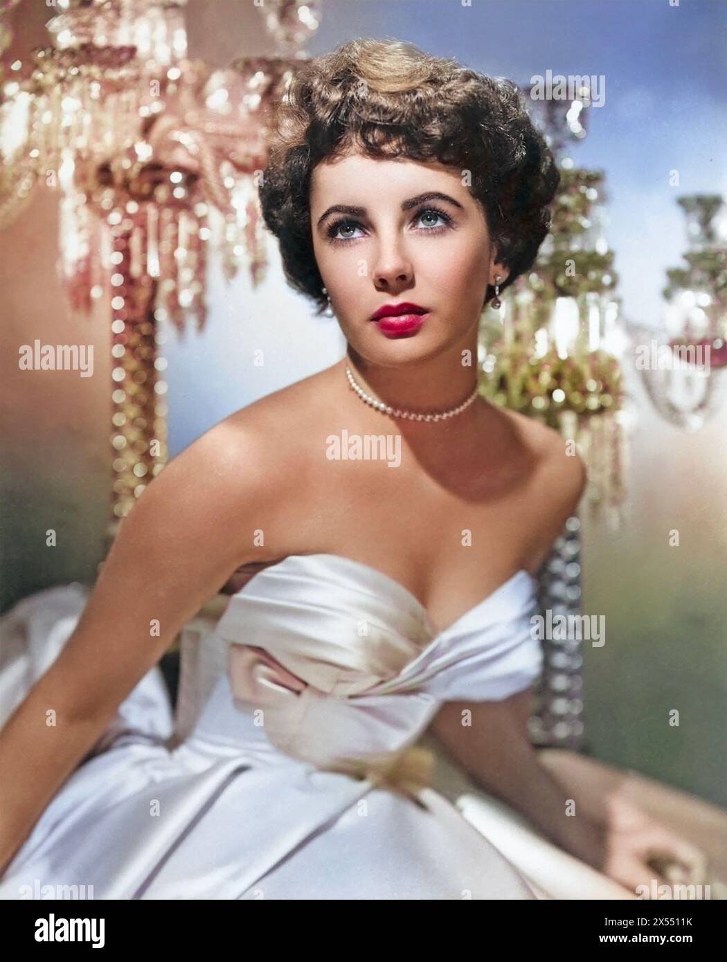 Ein ORT IN DER SONNE 1951 Paramount Pictures Film mit Elizabeth Taylor als Angela Vickers Stockfoto