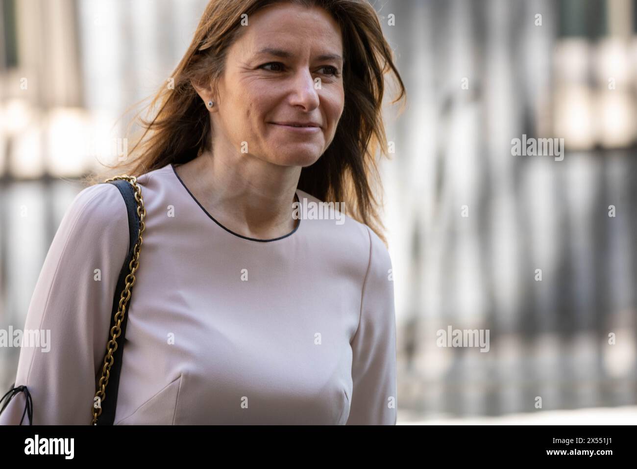 London, Großbritannien. Mai 2024. Lucy Frazer, Kulturministerin, verlässt eine Kabinettssitzung in der Downing Street 10 London. Quelle: Ian Davidson/Alamy Live News Stockfoto