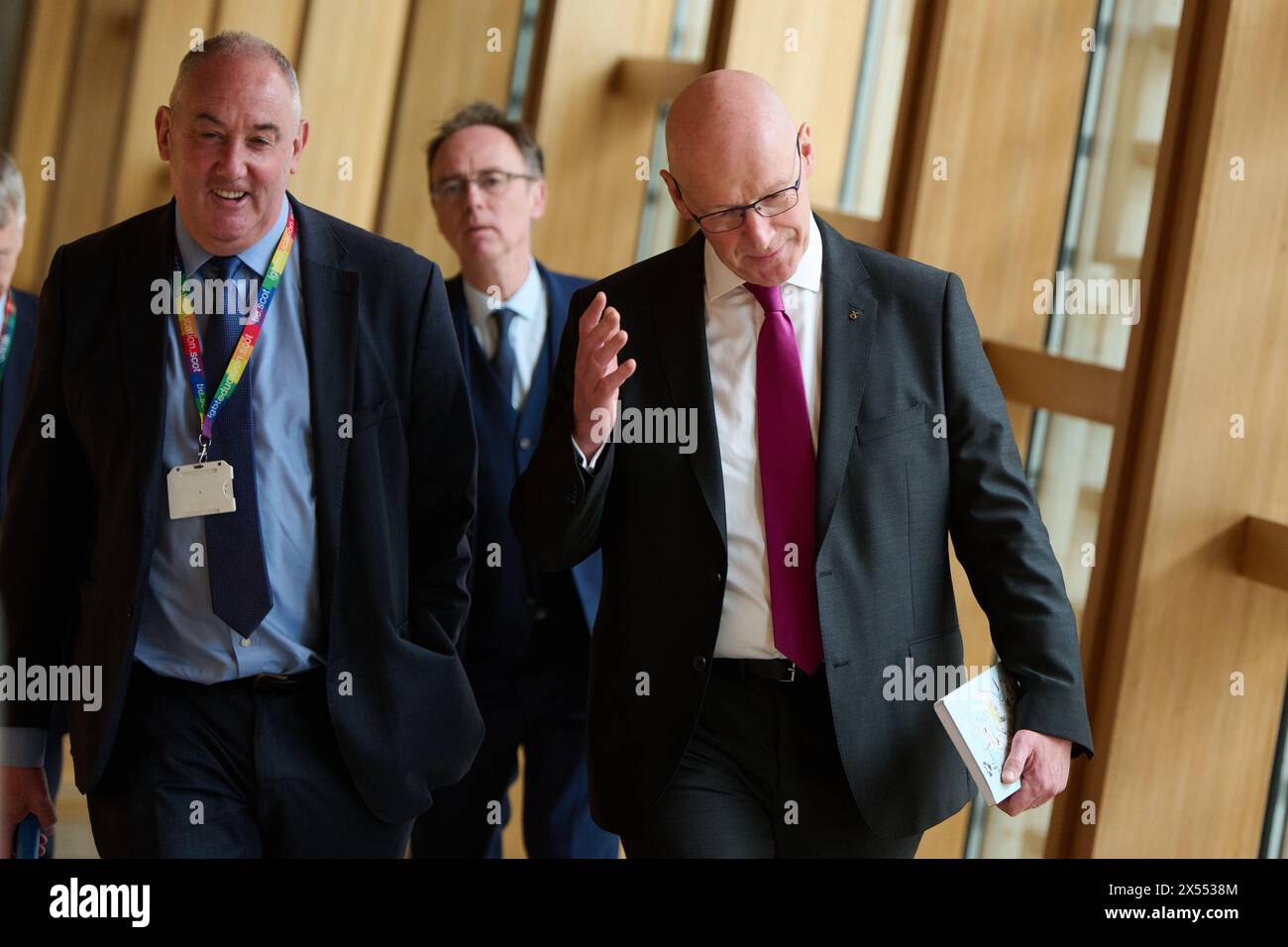 Edinburgh Schottland, Vereinigtes Königreich 07. Mai 2024. John Swinney im schottischen Parlament. Credit sst/alamy Live News Stockfoto