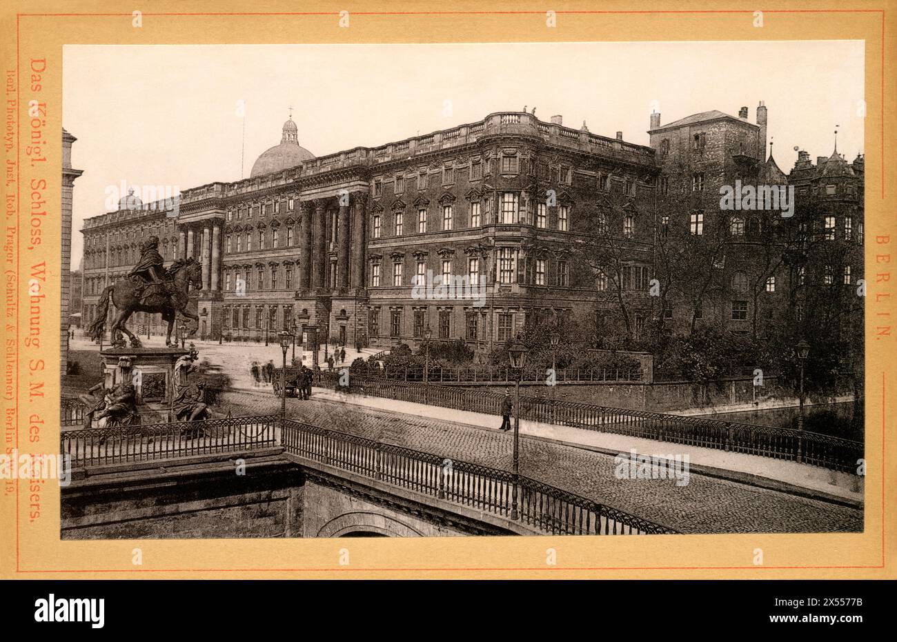 Geographie / Reisen, Deutschland, Berlin, das Königliche Schloss, das Haus des deutschen Kaisers, das URHEBERRECHT DES KÜNSTLERS MUSS NICHT FREIGEMACHT WERDEN Stockfoto