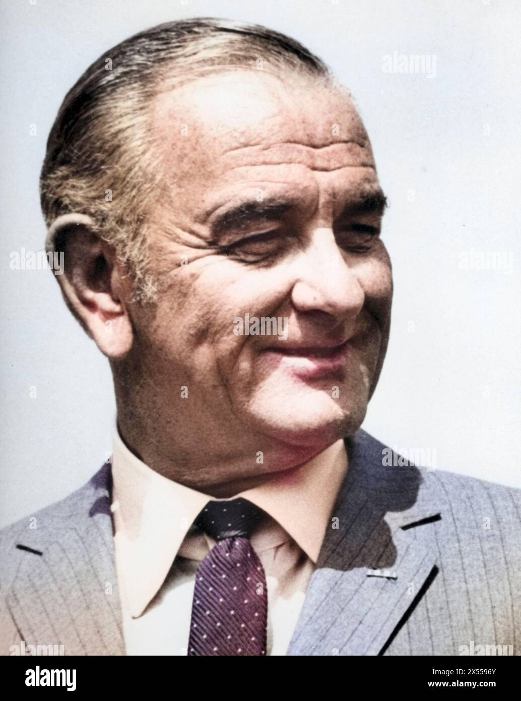 Johnson, Lyndon Baines, 27.8.1908 - 23.1,1973, US-amerikanischer Politiker (Dem.), Porträt, 1969, ADDITIONAL-RIGHTS-CLEARANCE-INFO-NOT-AVAILABLE Stockfoto