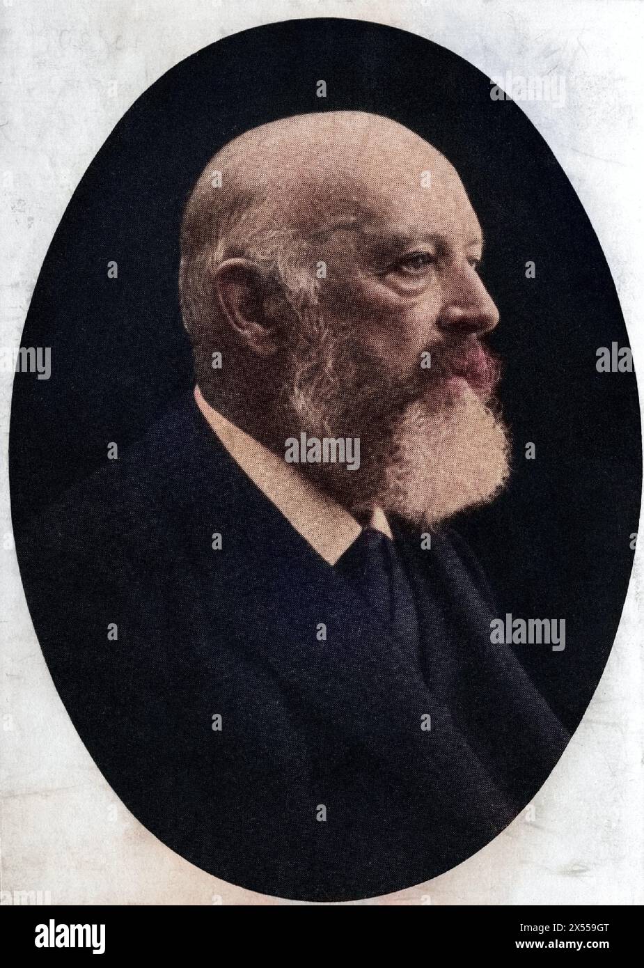 Adolf von Baeyer, 31.10.1835 - 20.8,1917, deutscher Wissenschaftler (Chemiker), Porträt, Seitenansicht, ADDITIONAL-RIGHTS-CLEARANCE-INFO-NOT-AVAILABLE Stockfoto