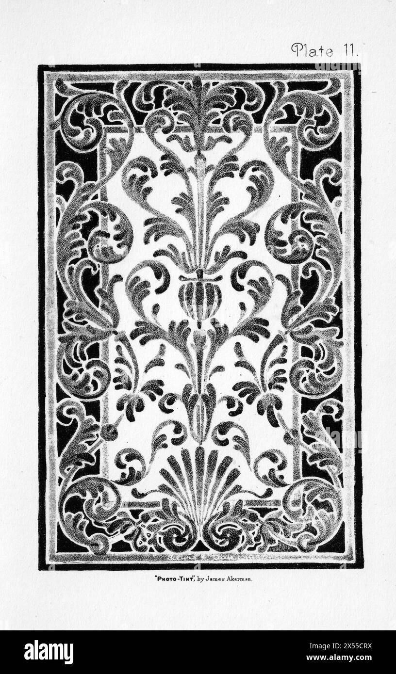 Platte 11 - Lewis Foreman Day (1845-1910) - The Planning of Ornament (1887) Stockfoto