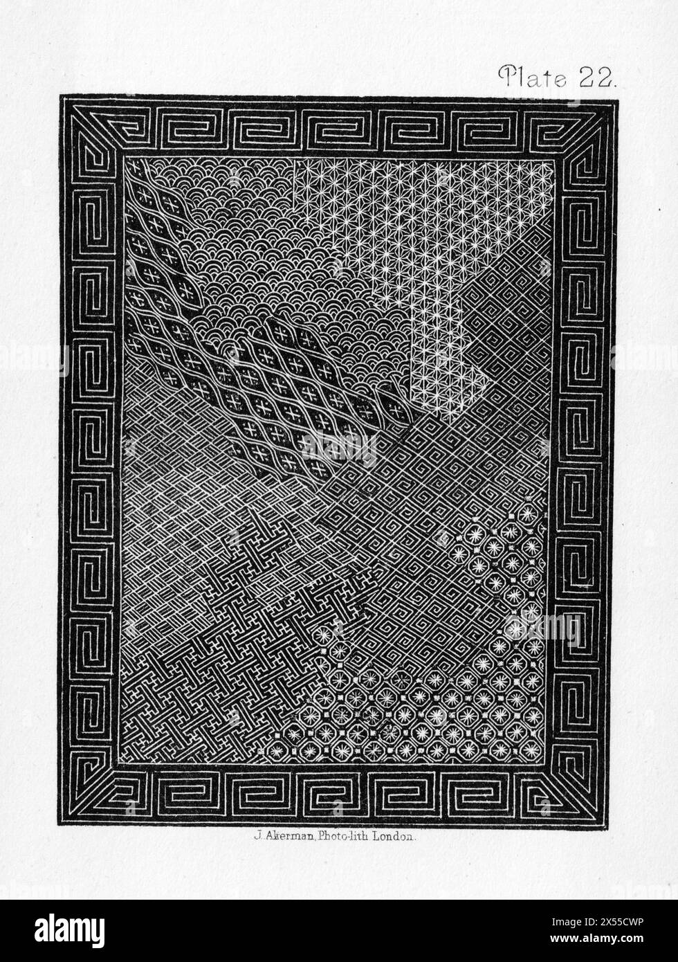 Platte 22 - Lewis Foreman Day (1845-1910) - The Planning of Ornament (1887) Stockfoto