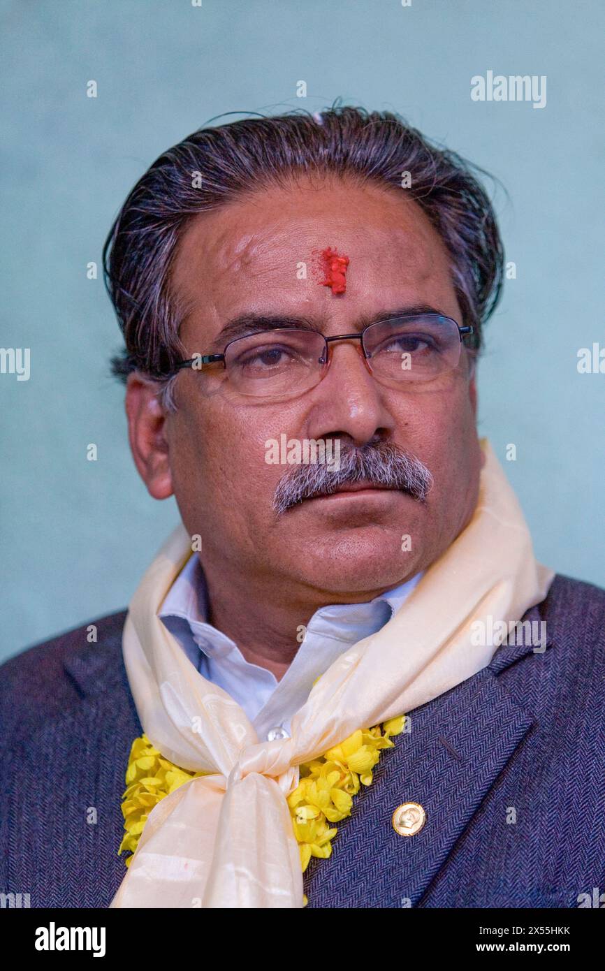 MAOISTEN IN NEPAL Stockfoto