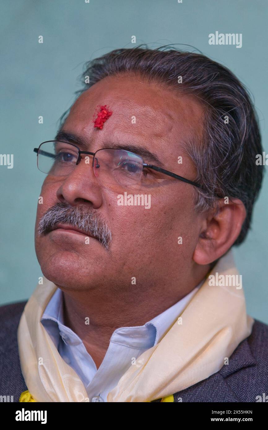 MAOISTEN IN NEPAL Stockfoto