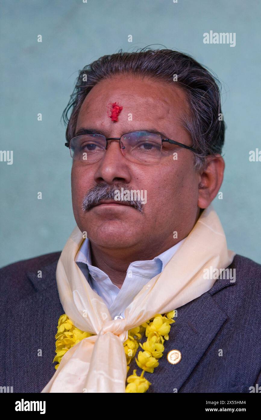 MAOISTEN IN NEPAL Stockfoto