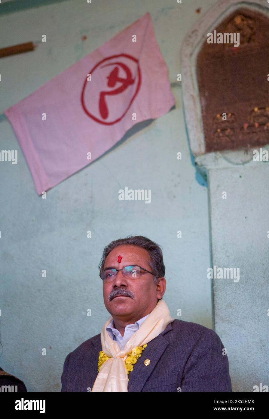 MAOISTEN IN NEPAL Stockfoto