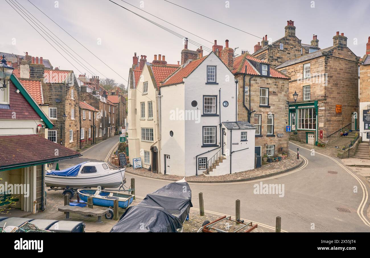 Robin Hoods Bay, North Yorkshire Coast Stockfoto