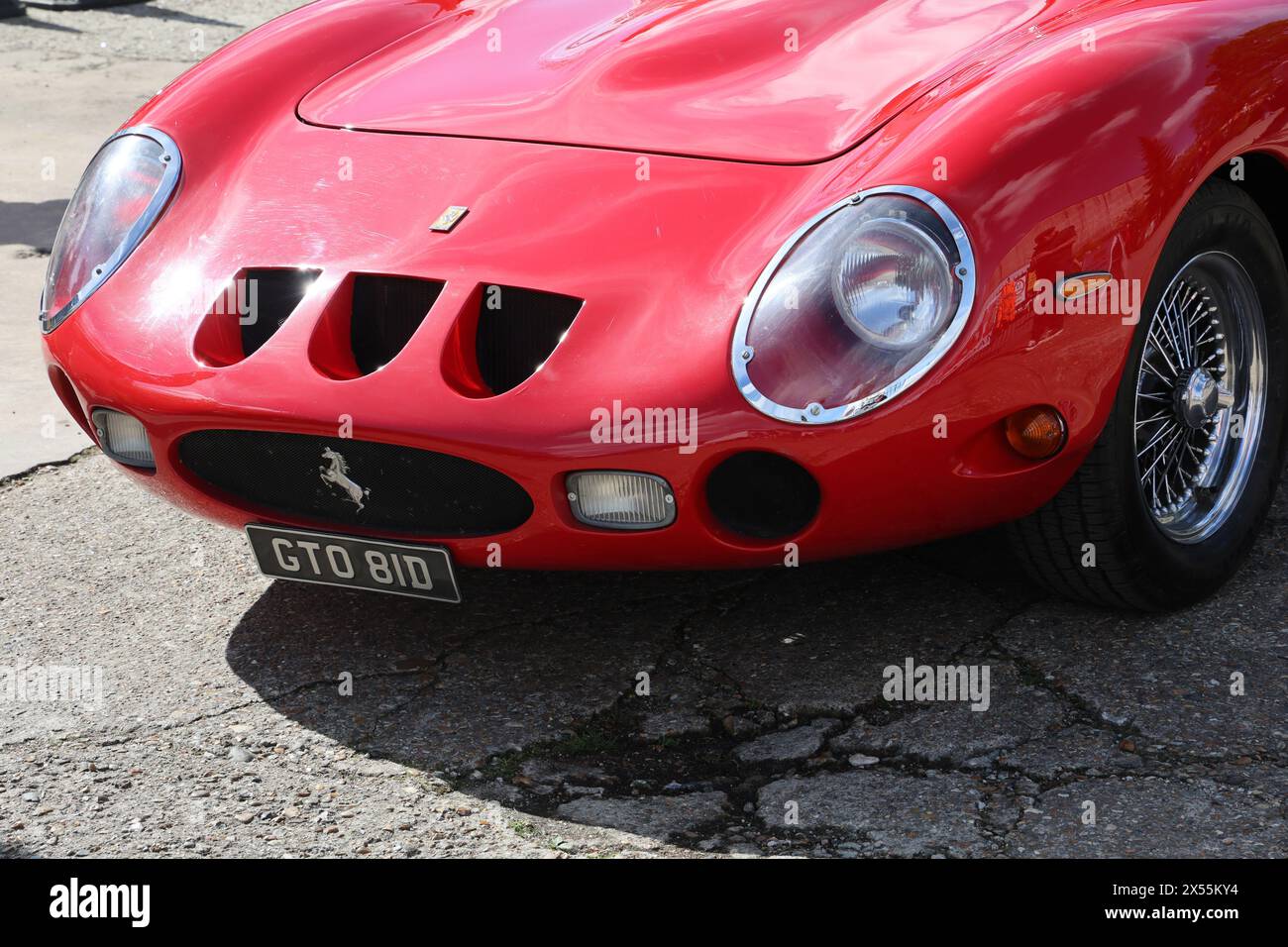 1962 Ferrari 250 GTO-Nachbildung beim Italienischen Autotag im Brooklands Museum, Weybridge, Surrey, Großbritannien Stockfoto