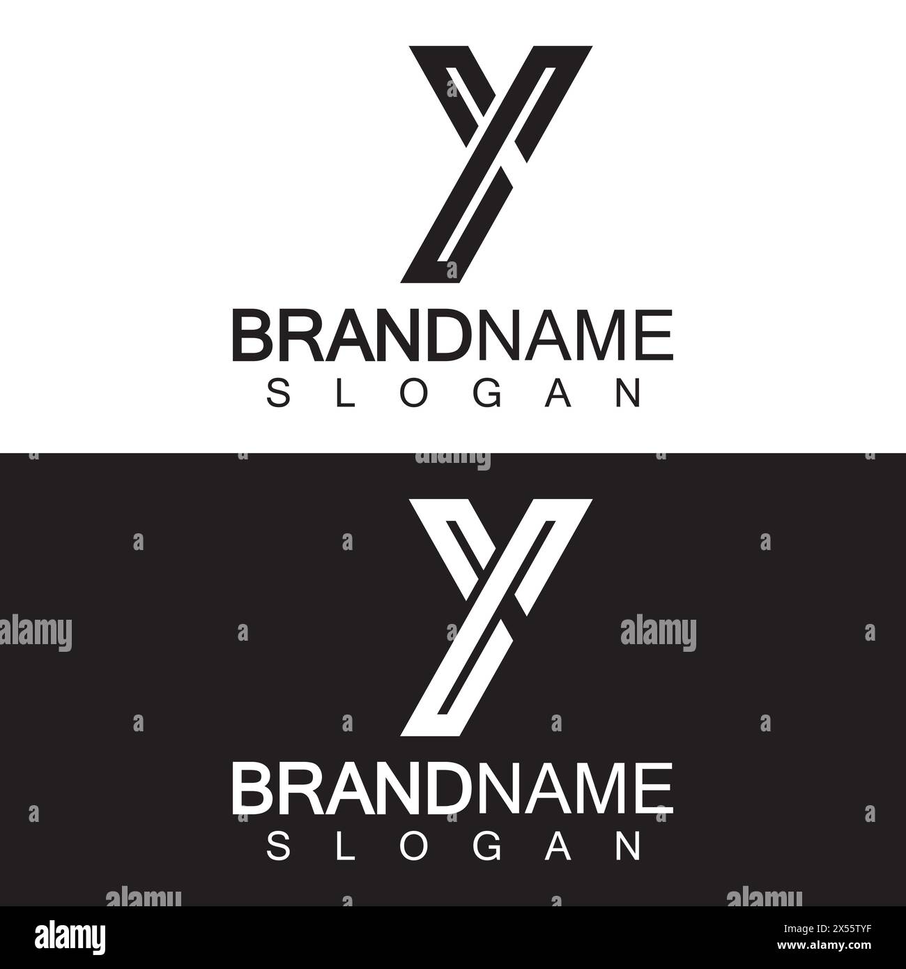 Letter Y Vektor Logo Vorlage Illustration Design. Stock Vektor