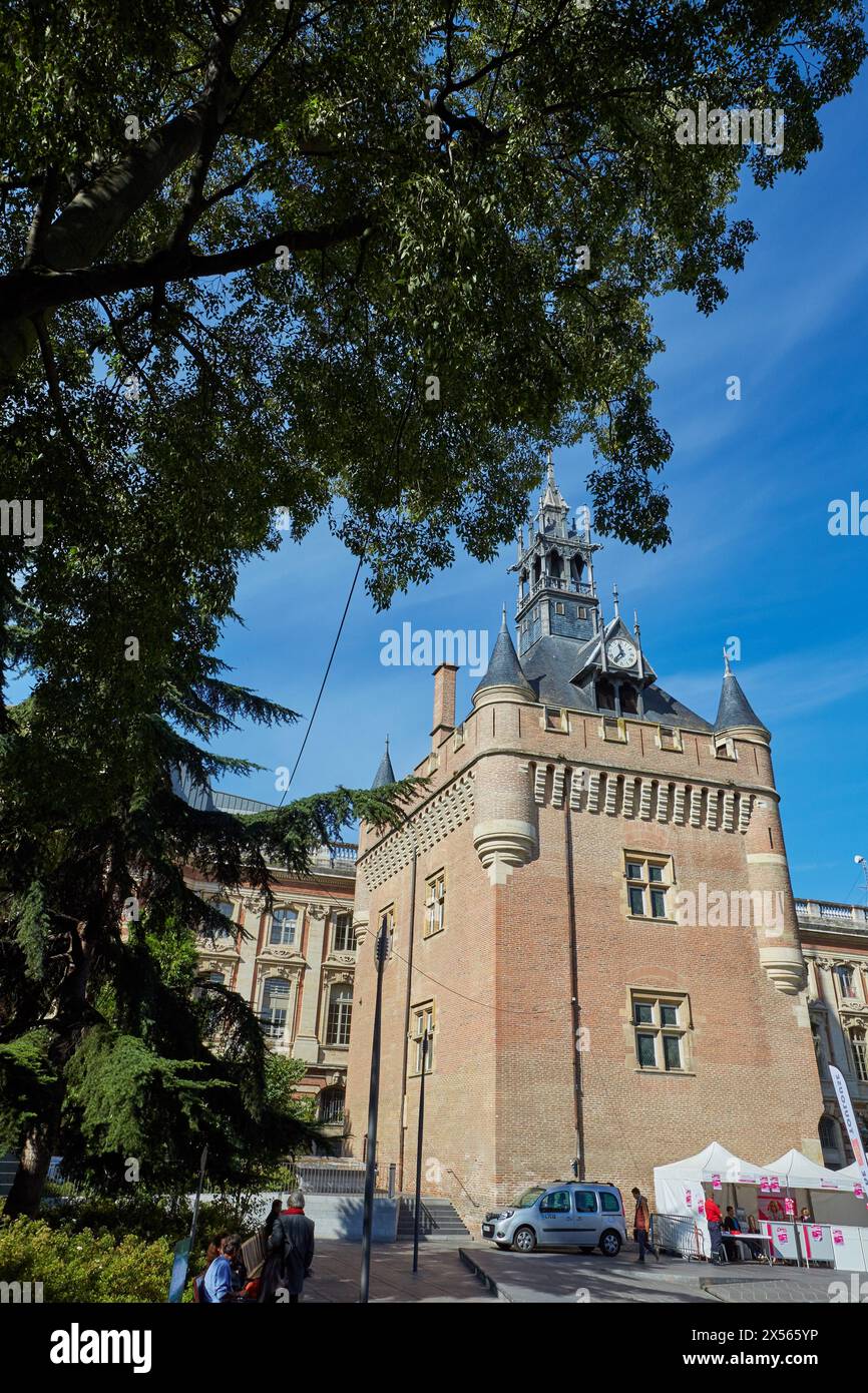 Donjon du Capitole, Toulouse, Haute Garonne, Midi-Pyrenäen, Frankreich Stockfoto