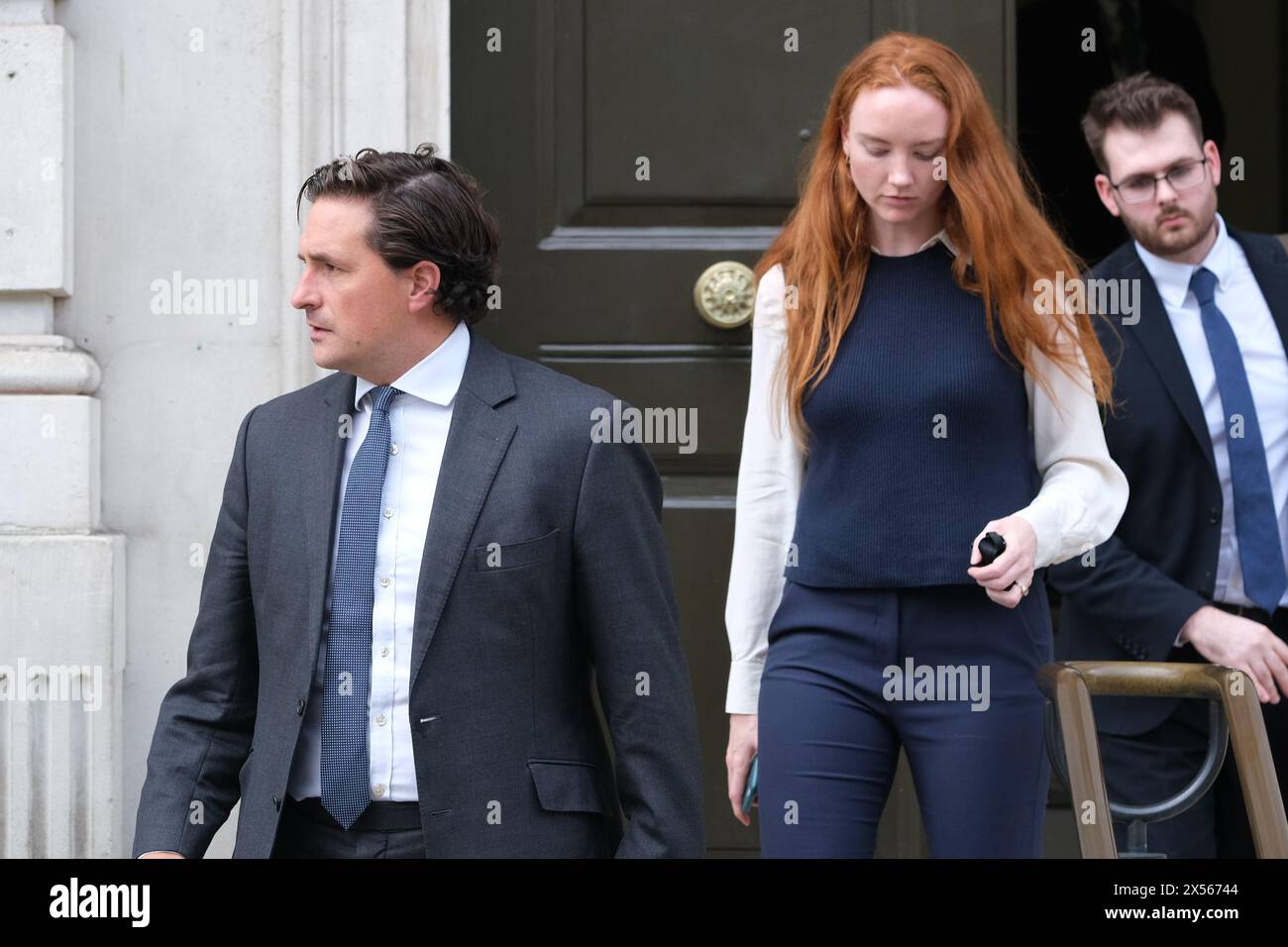 London, UK, 7. Mai 2024. Johnny Mercer, Staatsminister für Veteranenangelegenheiten, verlässt das Kabinettsbüro nach einem Treffen. Quelle: Eleventh Photography/Alamy Live News Stockfoto