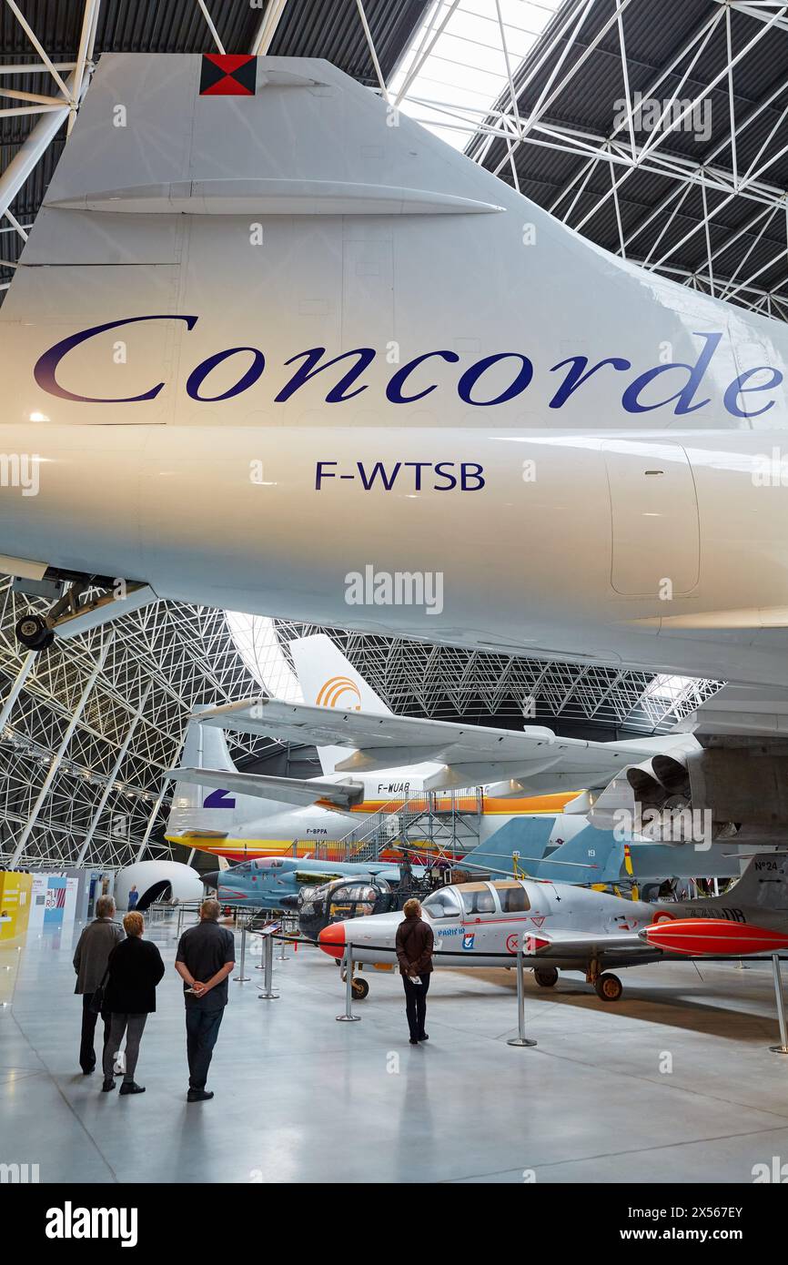 Aeroscopia. Luftfahrt-Museum. Toulouse. Haute-Garonne. Frankreich. Stockfoto