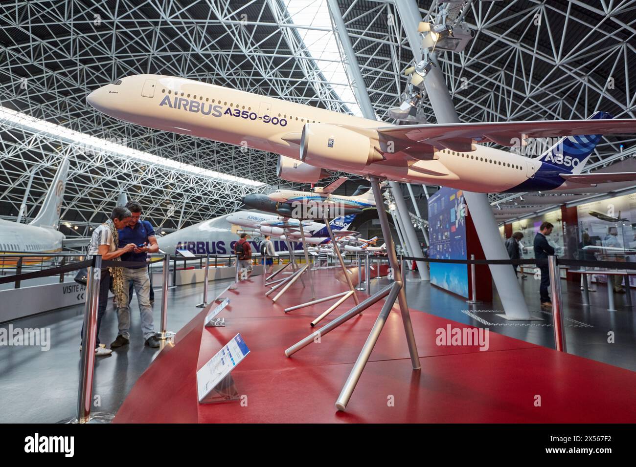 Aeroscopia. Luftfahrt-Museum. Toulouse. Haute-Garonne. Frankreich. Stockfoto