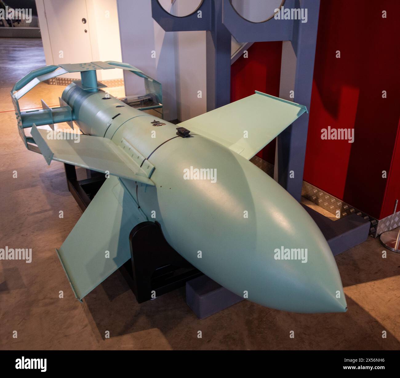 Fritz X im Museum of Flight, East Fortune, East Lothian, Schottland, Großbritannien Stockfoto
