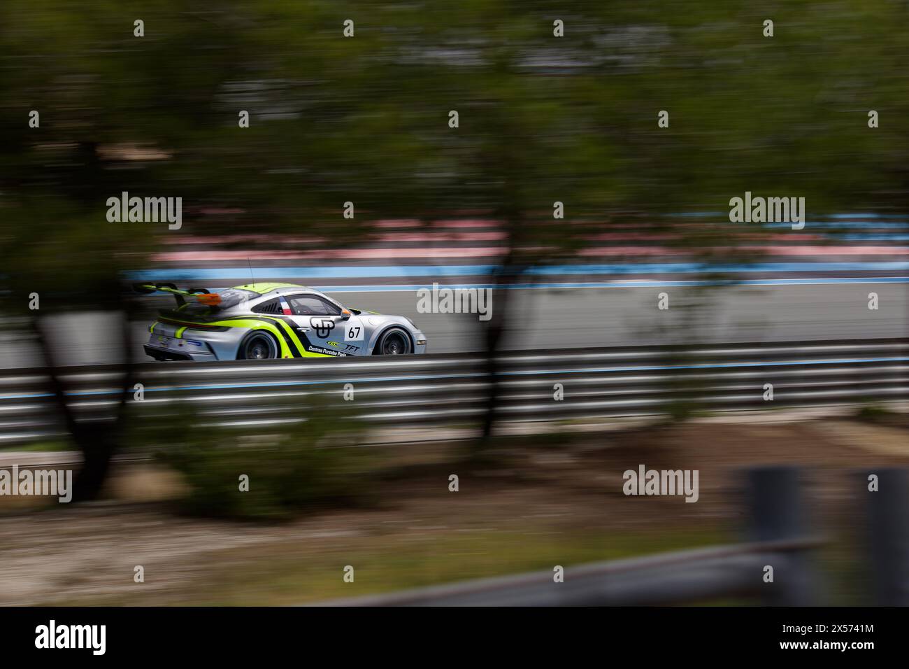 PORSCHE CARRERA CUP FRANKREICH 2024 am Circuit Paul Ricard, Castellet, FRANKREICH, 03/05/2024 Florent 'MrCrash' B.. Stockfoto