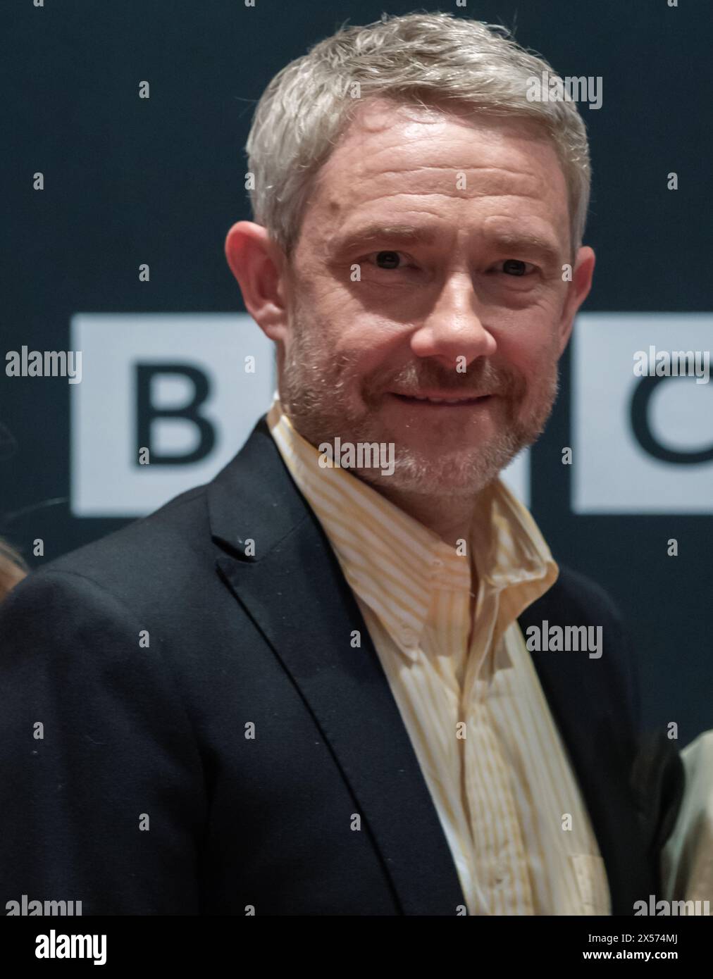 Martin Freeman bei der Pressekonferenz vor der feierlichen Screening von Staffel 2 von „The Responder“ im Fact Picture House Liverpool Stockfoto