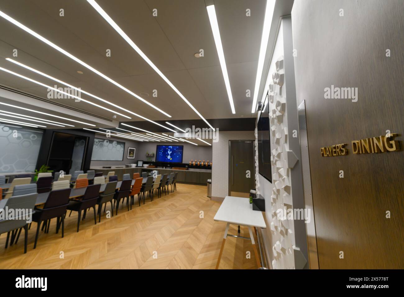 Tottenham Hotspur Football Club Stadium - Tottenham Team Dining Room Stockfoto