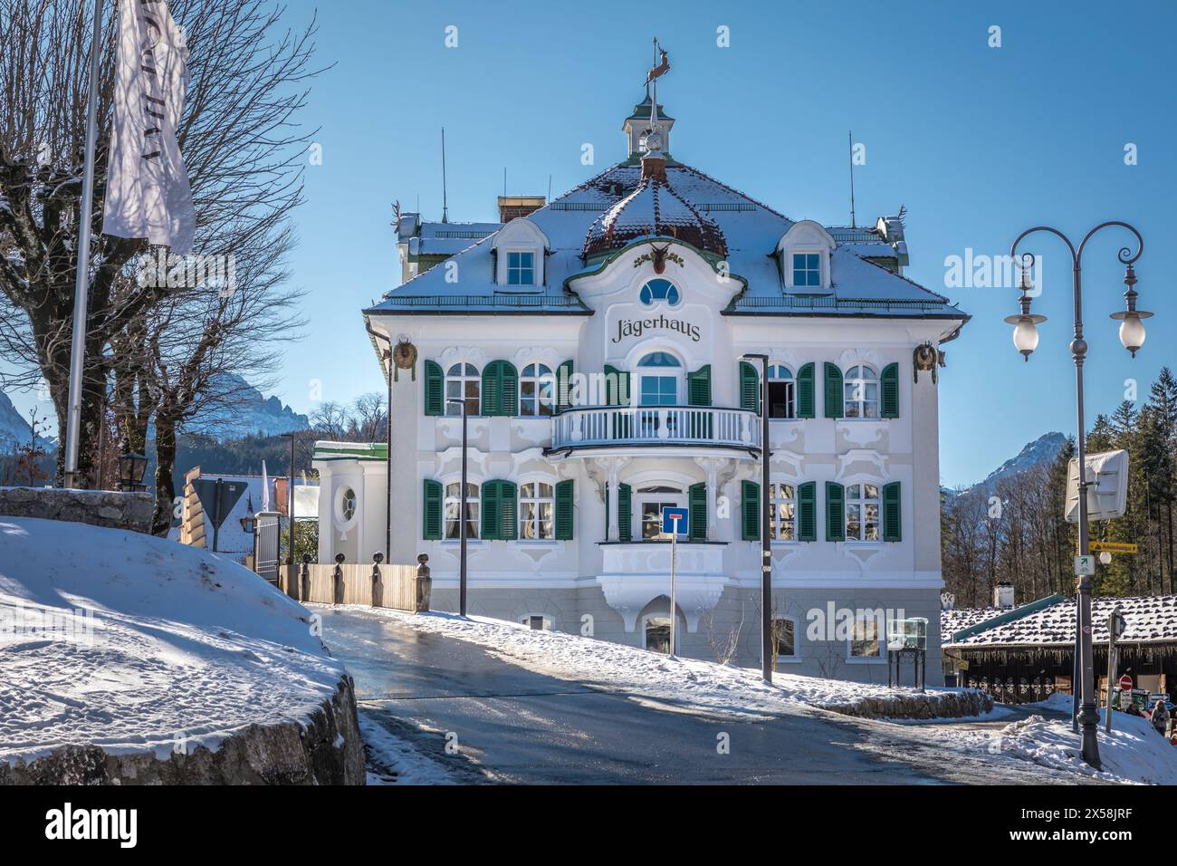 Geographie / Reise, Deutschland, Bayern, Schwangau, Jagdschloss nahe Schloss Hohenschwangau, Schwangau, ADDITIONAL-RIGHTS-CLEARANCE-INFO-NOT-AVAILABLE Stockfoto