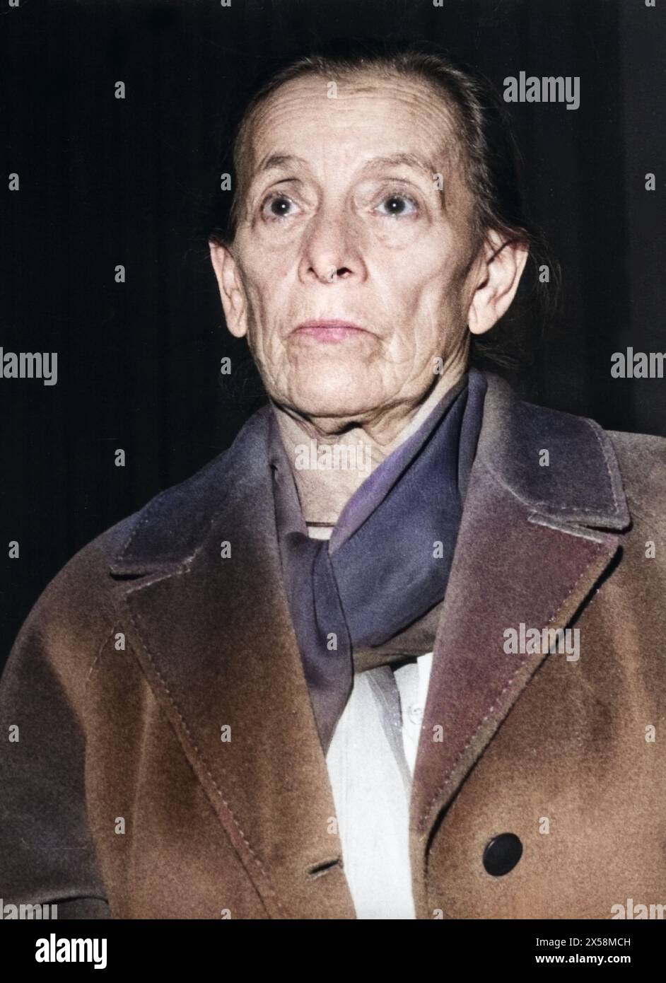 Weigel, Helene, 12.5.1900 - 6.5.1971, deutscher Schauspieler, Porträt, 1960s, Ehefrau, Bert, Berthold, Bertold, ADDITIONAL-RIGHTS-CLEARANCE-INFO-NOT-AVAILABLE Stockfoto