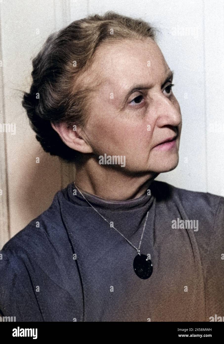 Zahn-Harnack, Agnes von, 19.6.1884 - 22.5,1950, deutsche Feministin, Porträt, 1940S, ADDITIONAL-RIGHTS-CLEARANCE-INFO-NOT-AVAILABLE Stockfoto