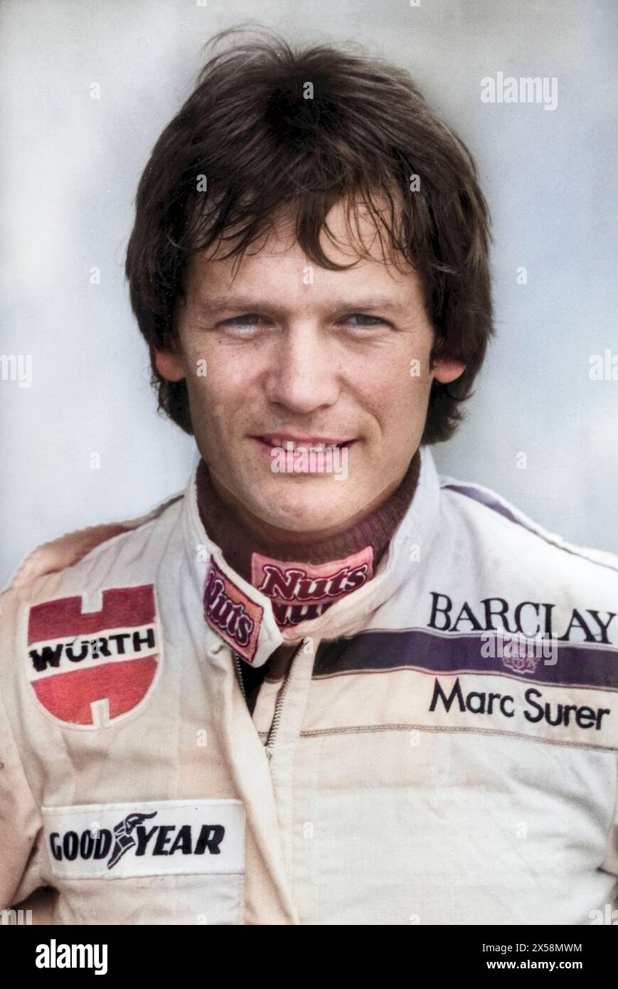Surer, Marc * 18.9,1951, Schweizer Athlet, Automobilrennfahrer, Porträt, 1986, ADDITIONAL-RIGHTS-CLEARANCE-INFO-NOT-AVAILABLE Stockfoto