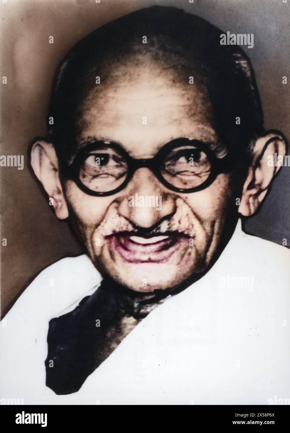 Gandhi, Mohandas Karamchand genannt Mahatma, 2.10.1869 - 30.1,1948, indischer Politiker, Porträt, 1930er Jahre, ADDITIONAL-RIGHTS-CLEARANCE-INFO-NOT-AVAILABLE Stockfoto