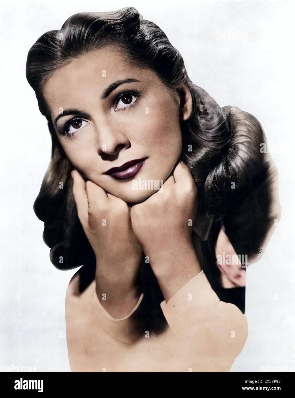 Fontaine, Joan, 22.10.1917 - 15.12.2013, amerikanische Schauspielerin, Porträt, 1949, ADDITIONAL-RIGHTS-CLEARANCE-INFO-NOT-AVAILABLE Stockfoto