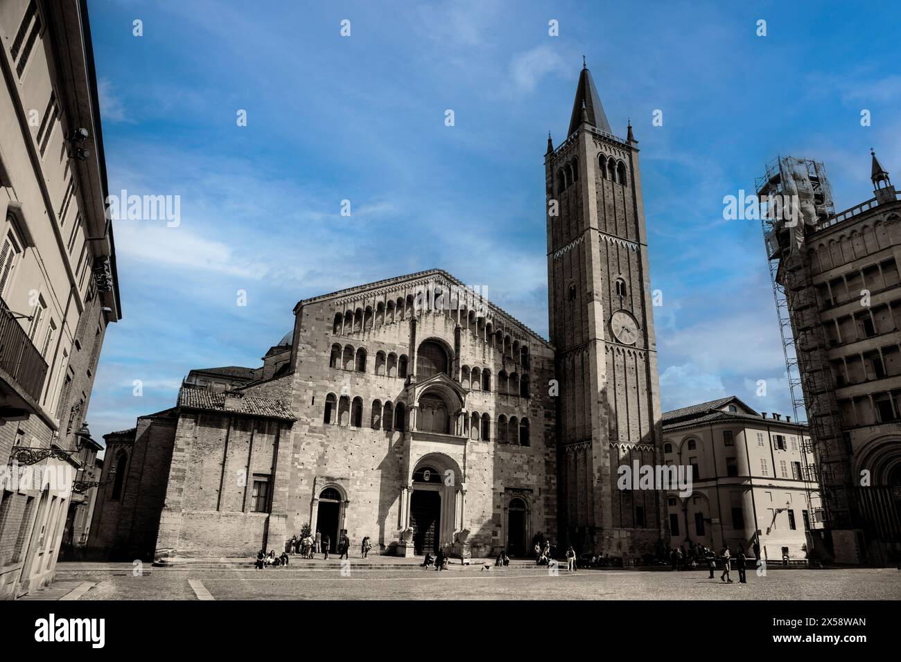 Kathedrale von Parma: Wahrzeichen Italiens Stockfoto