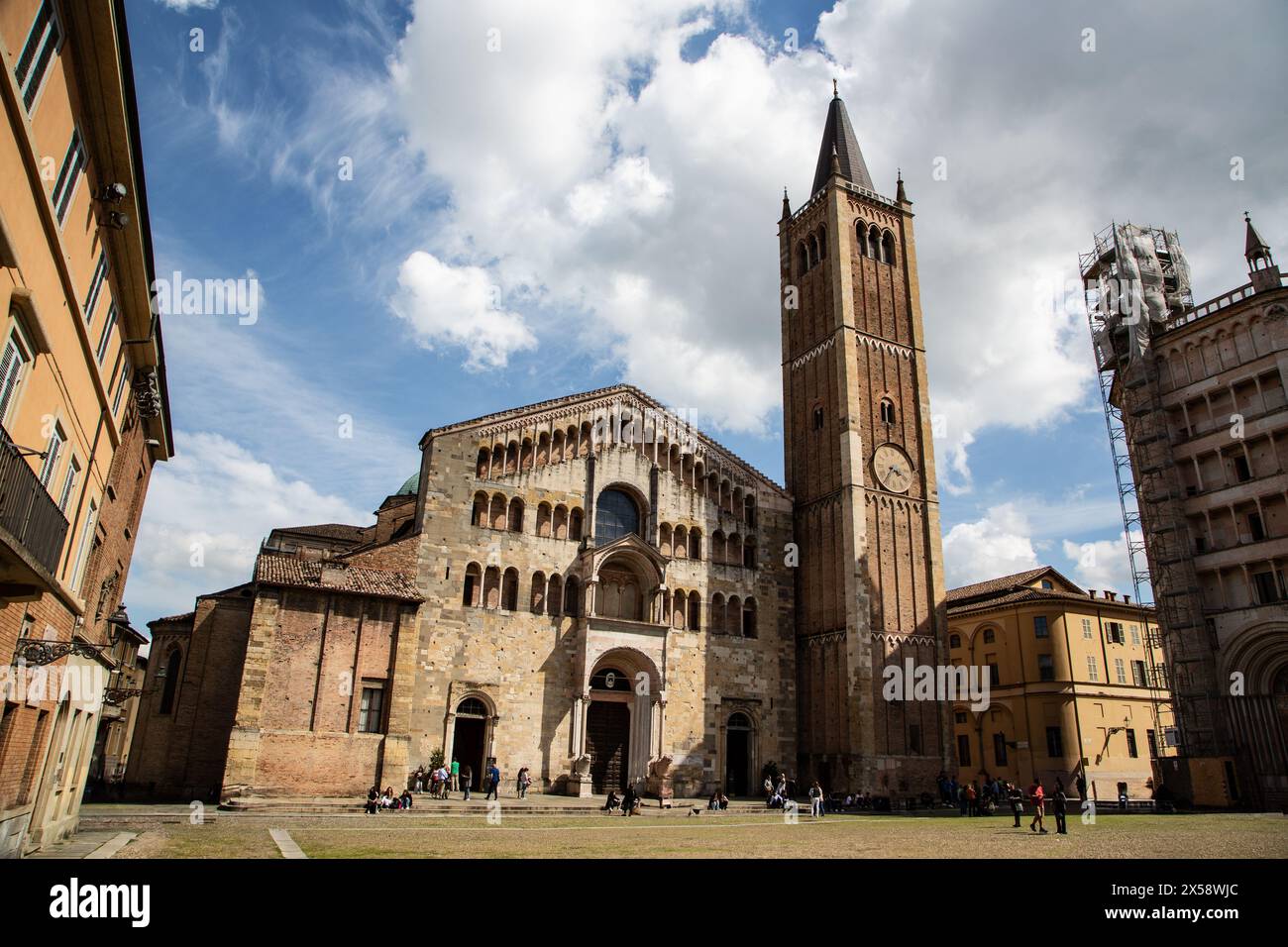 Kathedrale von Parma: Wahrzeichen Italiens Stockfoto