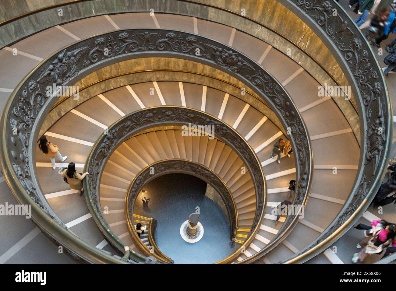 Berühmte Wendeltreppe im Vatikanischen Museum. Helix. Giuseppe Momo. Italien Stockfoto