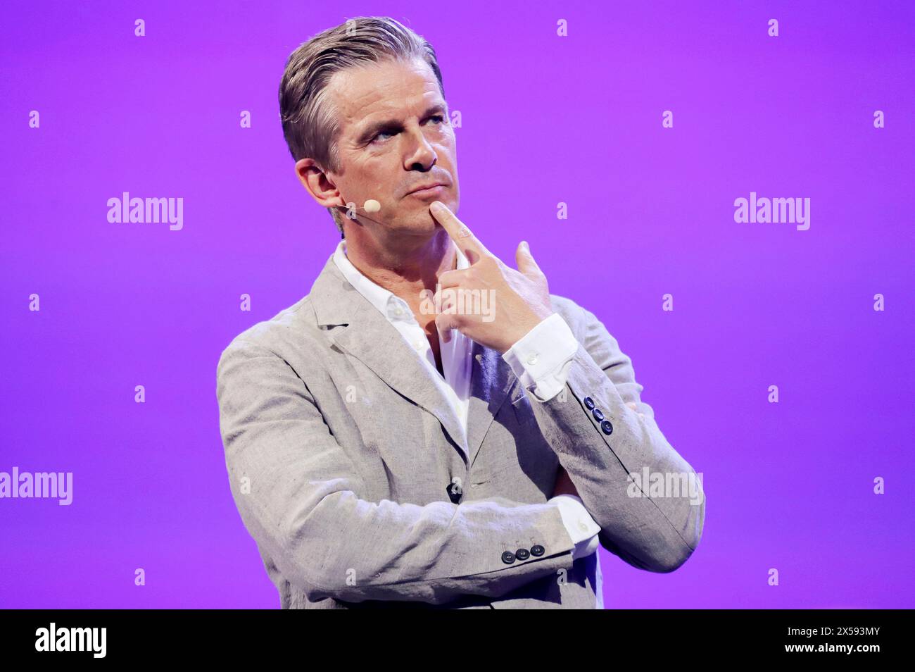 Markus Lanz beim OMR Festival 2024 in den Messehallen. Hamburg, 07.05.2024 Stockfoto