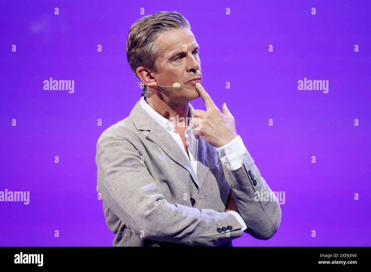 Markus Lanz beim OMR Festival 2024 in den Messehallen. Hamburg, 07.05.2024 Stockfoto