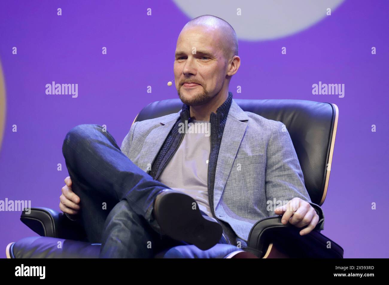 Jonas Andrulis beim OMR Festival 2024 in den Messehallen. Hamburg, 07.05.2024 Stockfoto