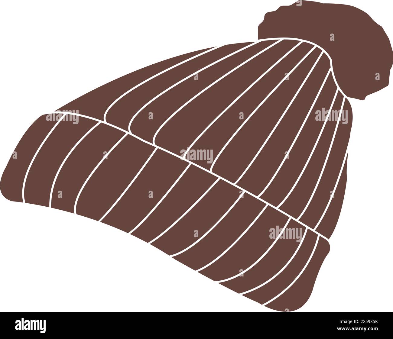 Winter Hut Icon Vektor Illustration einfaches Design Stock Vektor