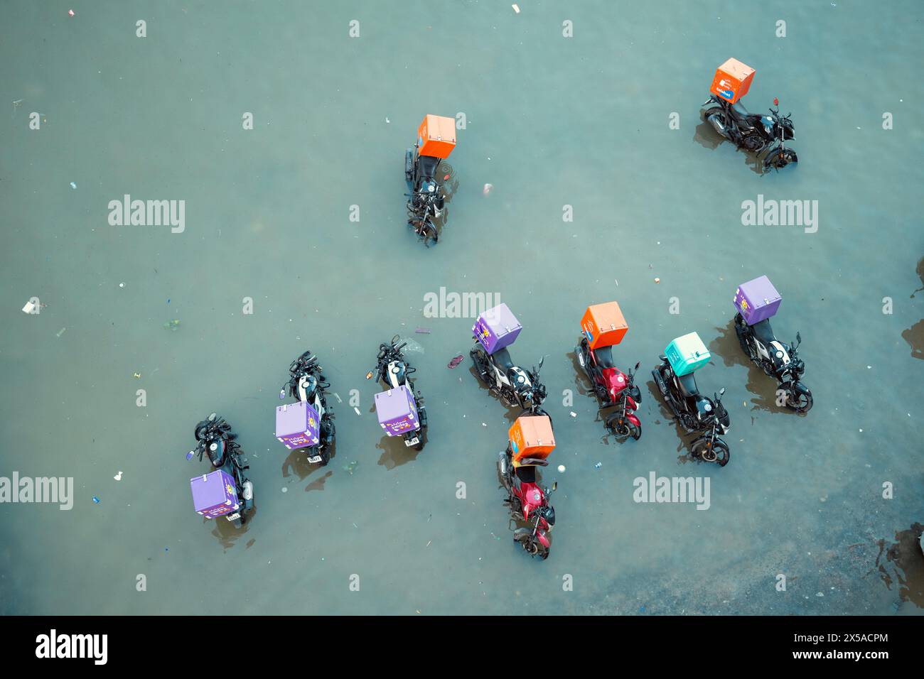 Wunderschöne Landschaft mit Blick auf die Vereinigten Arabischen Emirate Stockfoto
