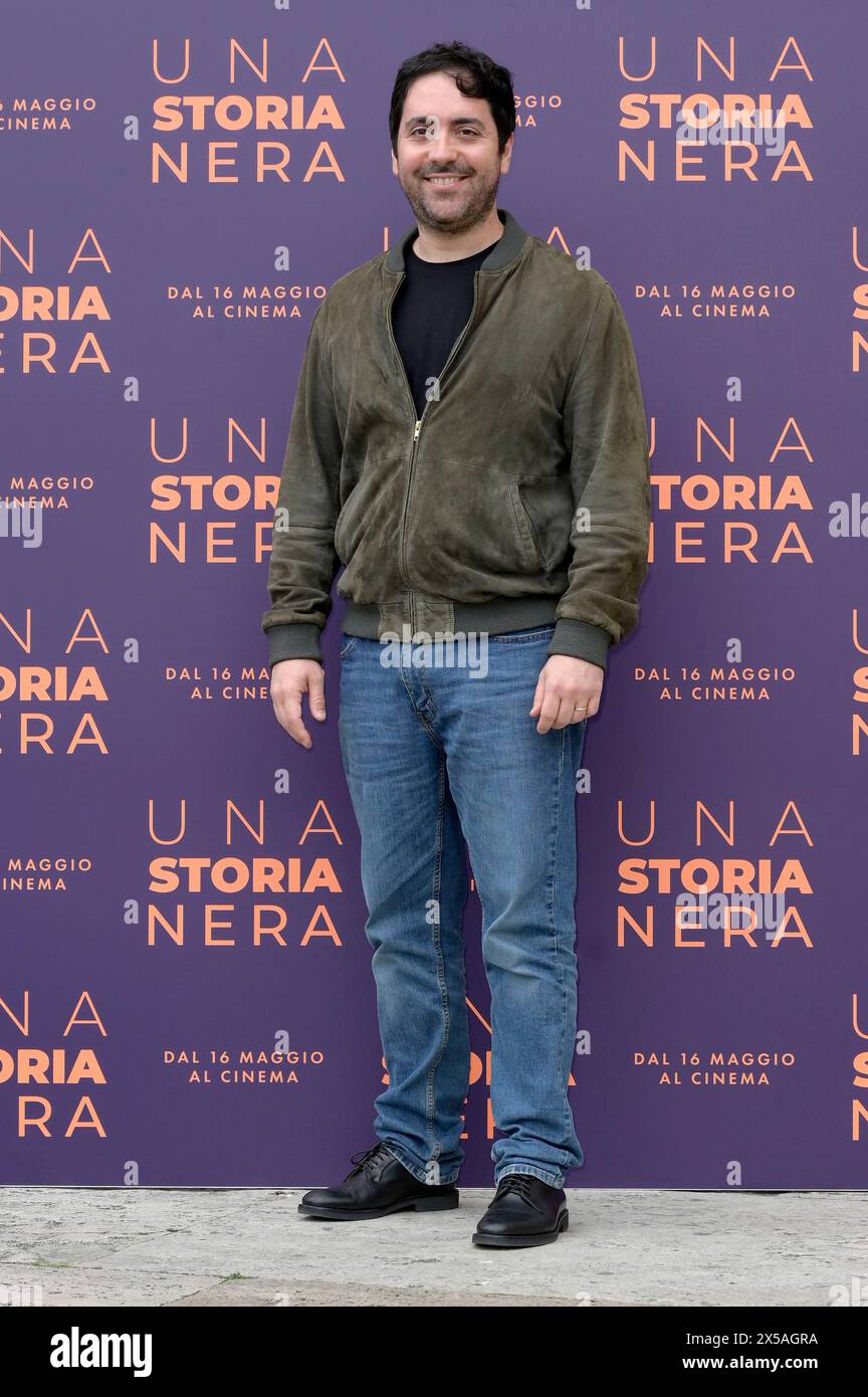 Matteo Rovere beim Photocall zum Kinofilm 'Una storia nera' im Space Cinema Moderno. Rom, 08.05.2024 Stockfoto