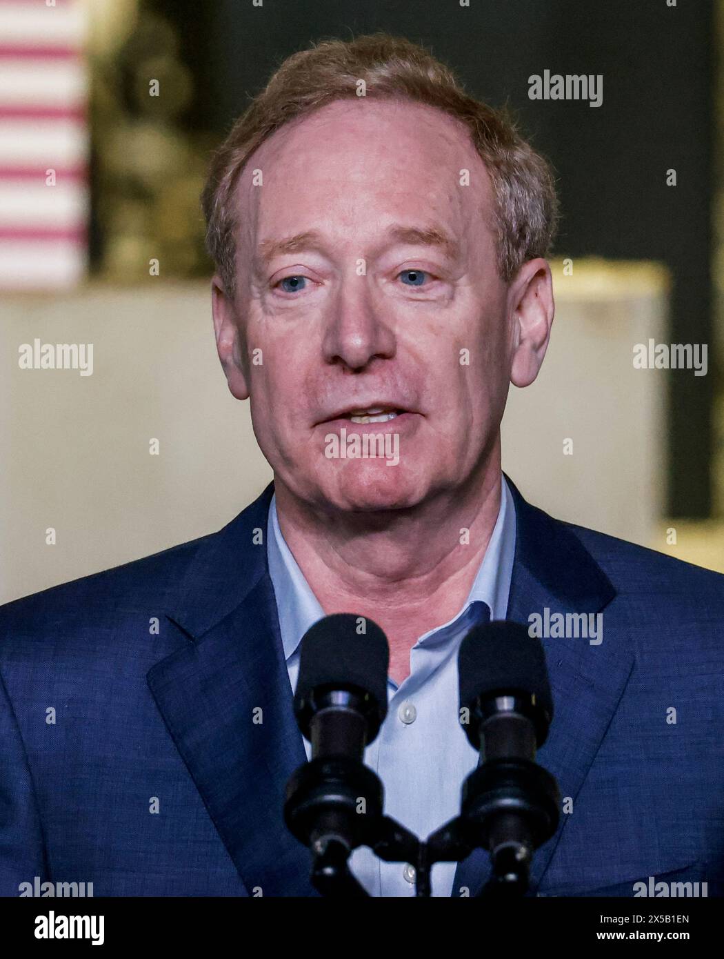 Sturtevant, Usa. Mai 2024. MicrosoftPräsident Brad Smith spricht