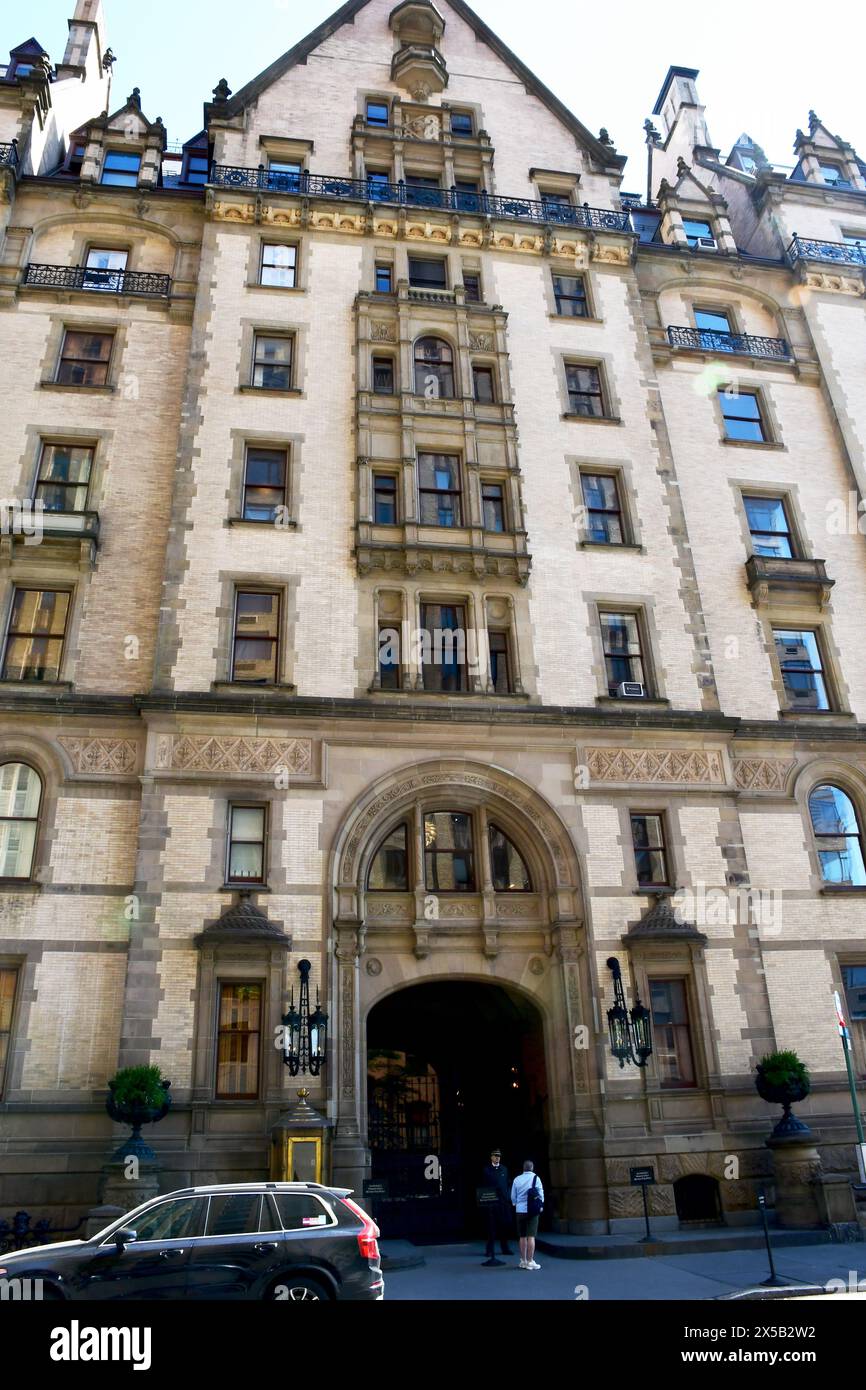 The Dakota, 1 West 72nd Street, Manhattan in New York City, USA Stockfoto