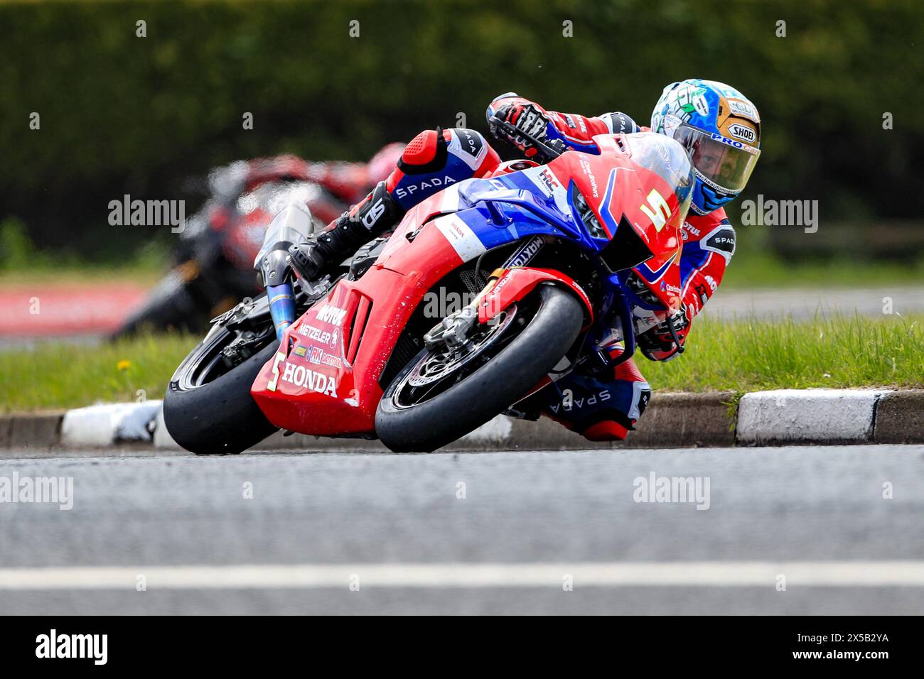 Portrush, Antrim, Nordirland. Mai 2024. North West 200 Training; Dean Harrison (Honda Racing UK) war zweitschnellste während der Superstock Practice Credit: Action Plus Sports/Alamy Live News Stockfoto