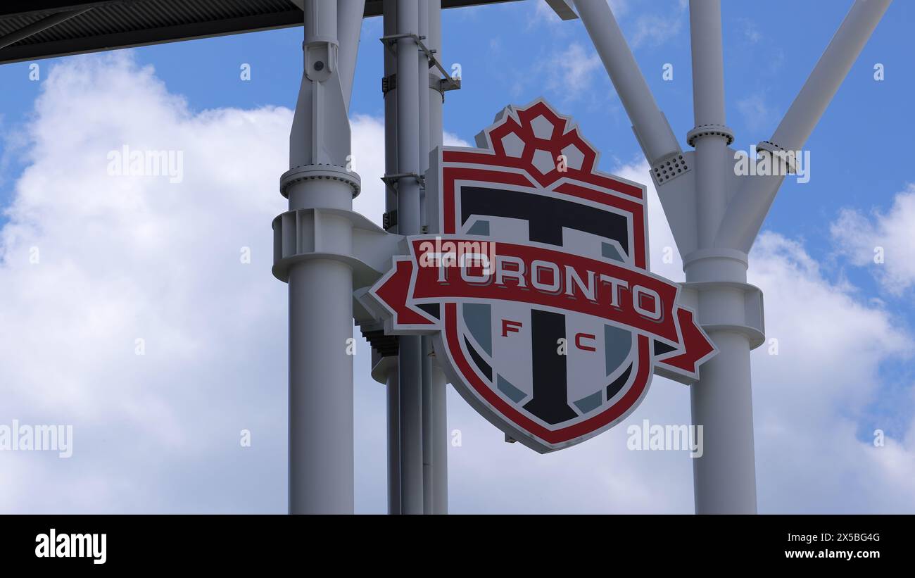 BMO Field Stadium, Heimstadion der Fußballmannschaft FC Toronto - TORONTO, KANADA - 15. APRIL 2024 Stockfoto
